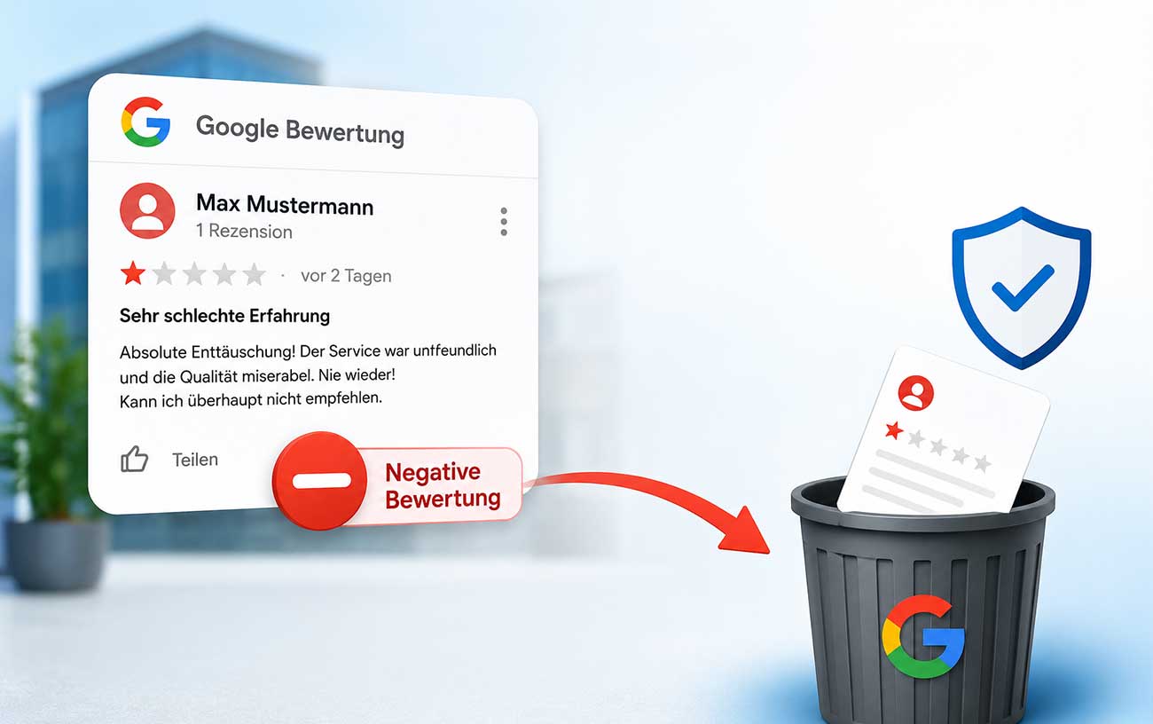 Google Bewertungen löschen lassen