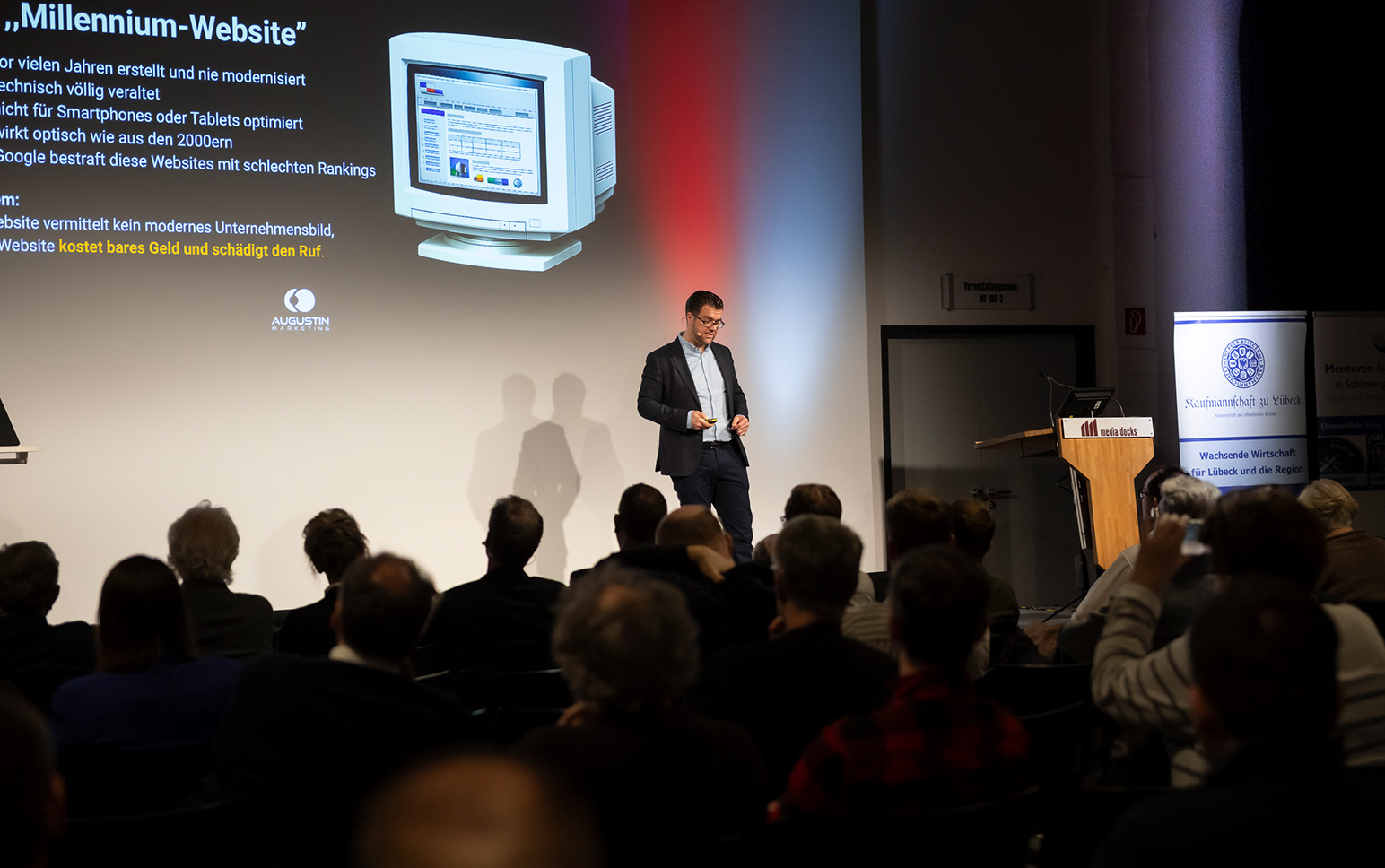 Gordon Augustin erklärt die häufigsten Probleme der Mittelstand-Websites
