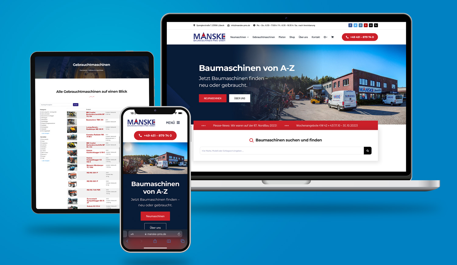 Webdesign Referenz 2K Service GmbH