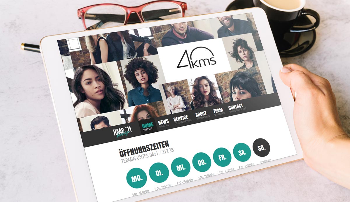 Haardesign21 Webdesign Referenz Haardesign21